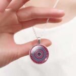 Mandala Infinity – handmade pendant with mandala - Image 4