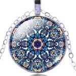 Abundance and Wealth, Handmade Mandala Pendant