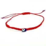 Against the Evil Eye, Handmade Bracelet with a Blue Eye