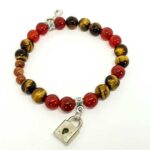 Fiery Passion, Handmade Natural Stone Bracelet - Image 4