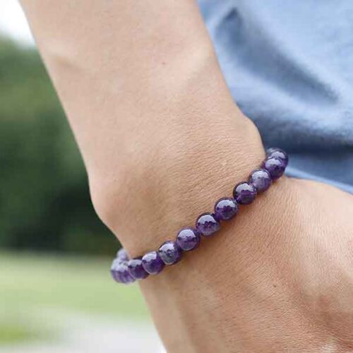Amethyst, Handmade Natural Stone Bracelet - Image 12