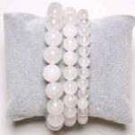 Milky Quartz, handmade bracelet