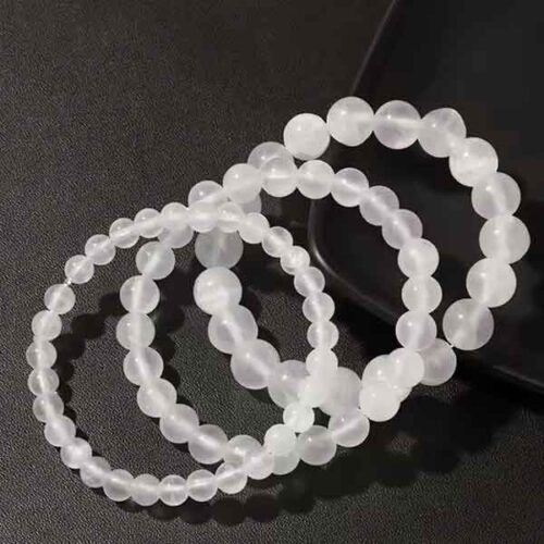 Milky Quartz, handmade bracelet - Image 2