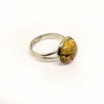 Jasper, Adjustable Ring, Natural Stone, Round 12 mm - Image 3