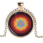 Shri Yantra Mandala, Handmade Pendant - Image 2