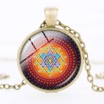 Shri Yantra Mandala, Handmade Pendant - Image 3