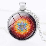 Shri Yantra Mandala, Handmade Pendant - Image 5