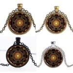 Shri Mandala, Handmade Mandala Pendant