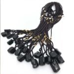 Arwen pendant, Black Tourmaline, with sliding knot - Image 4