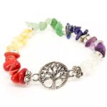 Tree of Life Bracelet, Natural Stone Chips