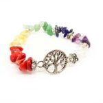 Tree of Life Bracelet, Natural Stone Chips - Image 3