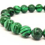Malachite, Handmade Bracelet with Synthetic Stone - Image 13