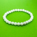 White Agate, Natural Stone Bracelet - Image 8