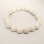 White Agate, Natural Stone Bracelet - Image 3