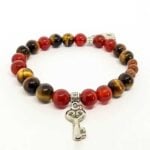 Fiery Passion, Handmade Natural Stone Bracelet