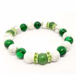 Virgo Zodiac, Handmade Natural Stone Bracelet, 8 mm