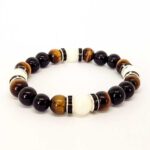Capricorn Zodiac, Handmade Bracelet with Natural Stones, 8 mm - Image 6