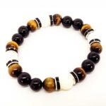 Capricorn Zodiac, Handmade Bracelet with Natural Stones, 8 mm - Image 5