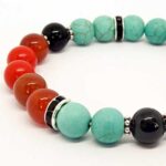 Scorpio Zodiac, Handmade Natural Stone Bracelet, 8 mm - Image 4