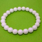 White Agate, Natural Stone Bracelet - Image 5