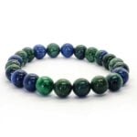 Azurite with Malachite, Handmade Natural Stone Bracelet - Image 8