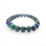 Azurite with Malachite, Handmade Natural Stone Bracelet - Image 7