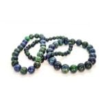 Azurite with Malachite, Handmade Natural Stone Bracelet - Image 14