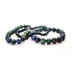 Azurite with Malachite, Handmade Natural Stone Bracelet - Image 5