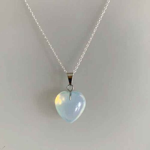 Opalite, Heart-Shaped Pendant - Image 8