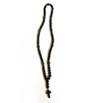 Hector, Men's Necklace with Onyx Cross, Natural Onyx and Amethyst - Image 5