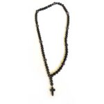 Hector, Men's Necklace with Onyx Cross, Natural Onyx and Amethyst - Image 12