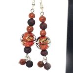 Veda, Designer Set - Earrings and Bracelet with Natural Stone - Image 5