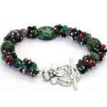 Diana, Boutique Bracelet and Earrings Set, Natural Stone - Image 8
