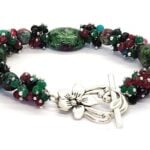 Diana, Boutique Bracelet and Earrings Set, Natural Stone - Image 14