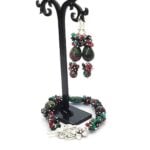 Diana, Boutique Bracelet and Earrings Set, Natural Stone - Image 2