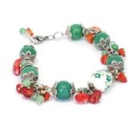 Elisaveta, Designer Bracelet with Natural Stones