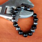 Kratos, Men’s Necklace, Bracelet or Set, Onyx Bullet Pendant, Onyx and Hematite Beads - Image 16