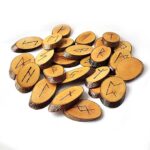 Handmade Wooden Rune Set, Pine - Image 4