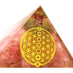 Protective Orgonite Pyramid with Rose Quartz - Image 11
