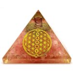 Protective Orgonite Pyramid with Rose Quartz - Image 7