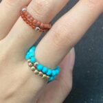 4-ри броя разтегателни пръстена естествени камъни на WOW цена