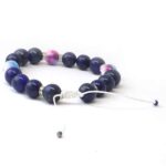 Ceiba, Natural Stone Bracelet, Jadeite, Lapis Lazuli, 10 mm - Image 2