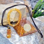 Protective Orgonite Pyramid with Citrine - Image 11