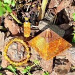 Protective Orgonite Pyramid with Citrine - Image 5
