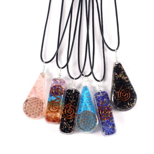 Orgonite Pendant or Keychain, Citrine - Image 11