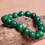 Malachite, Handmade Bracelet with Synthetic Stone - Image 18