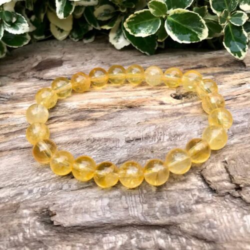 Citrine, Class A, natural stone, stretch bracelet - Image 10
