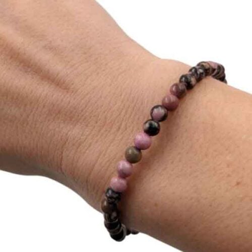 Rhodonite, natural stone bracelet, Class A - Image 6