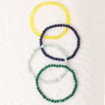 Growth and Success, Set of Four Bracelets, Malachite, Lapis Lazuli, Citrine and Amazonite - Image 3