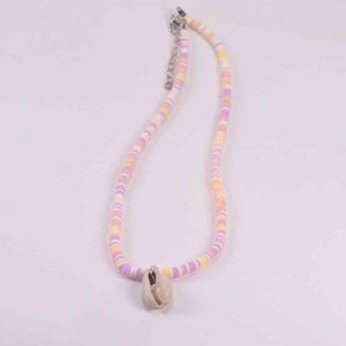 Multicolor Necklaces with Heishi Discs and Shell - the Perfect Summer Jewelry - Image 41